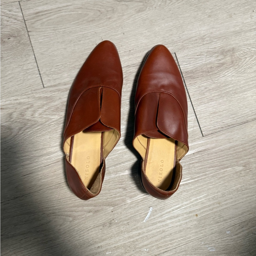 Nisolo Brown Leather Women's Loafers